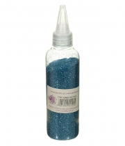 Изображение товара Присыпка для цветов синяя перламутр в бутылочке 80гр.